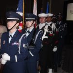 Joint Forces Honor Guard posts colors during 2018 Annual Dinner and Awards Ceremony.