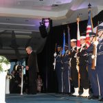 Bay County Chamber of Commerce Page Liked · Yesterday · Joint Forces Honor Guard posts colors during 2018 Annual Dinner and Awards Ceremony.