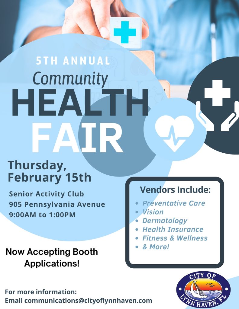 City of Lynn Haven to host 5th Annual Community Health Fair - Bay ...