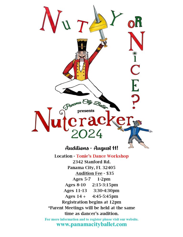 The Nutcracker 2024 Open Auditions! Bay County Chamber of Commerce